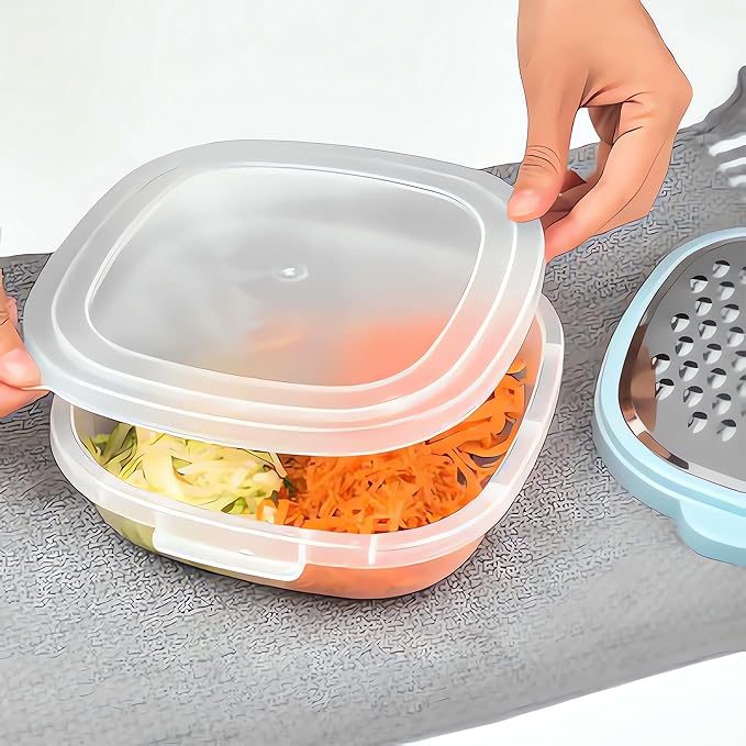4 in 1 Vegetable Slicer with Storage Box