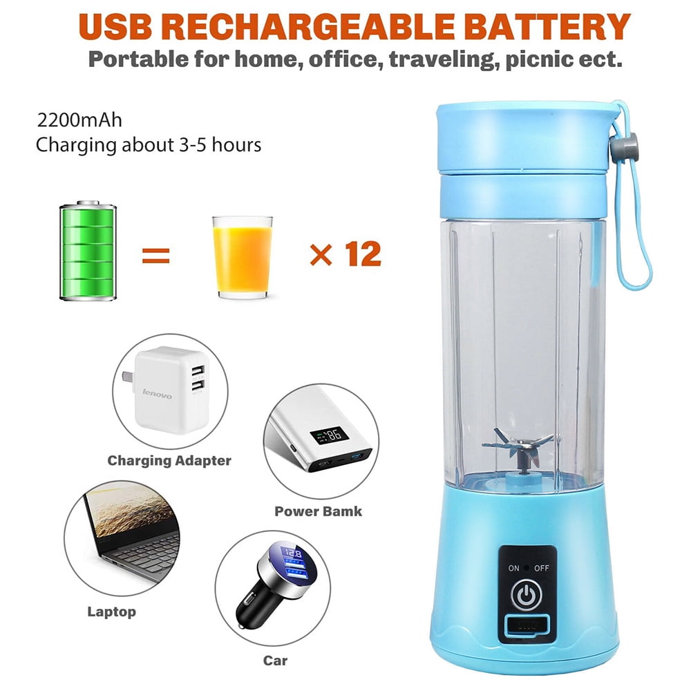 USB Mini Blender for Smoothies, Protein & Shakes